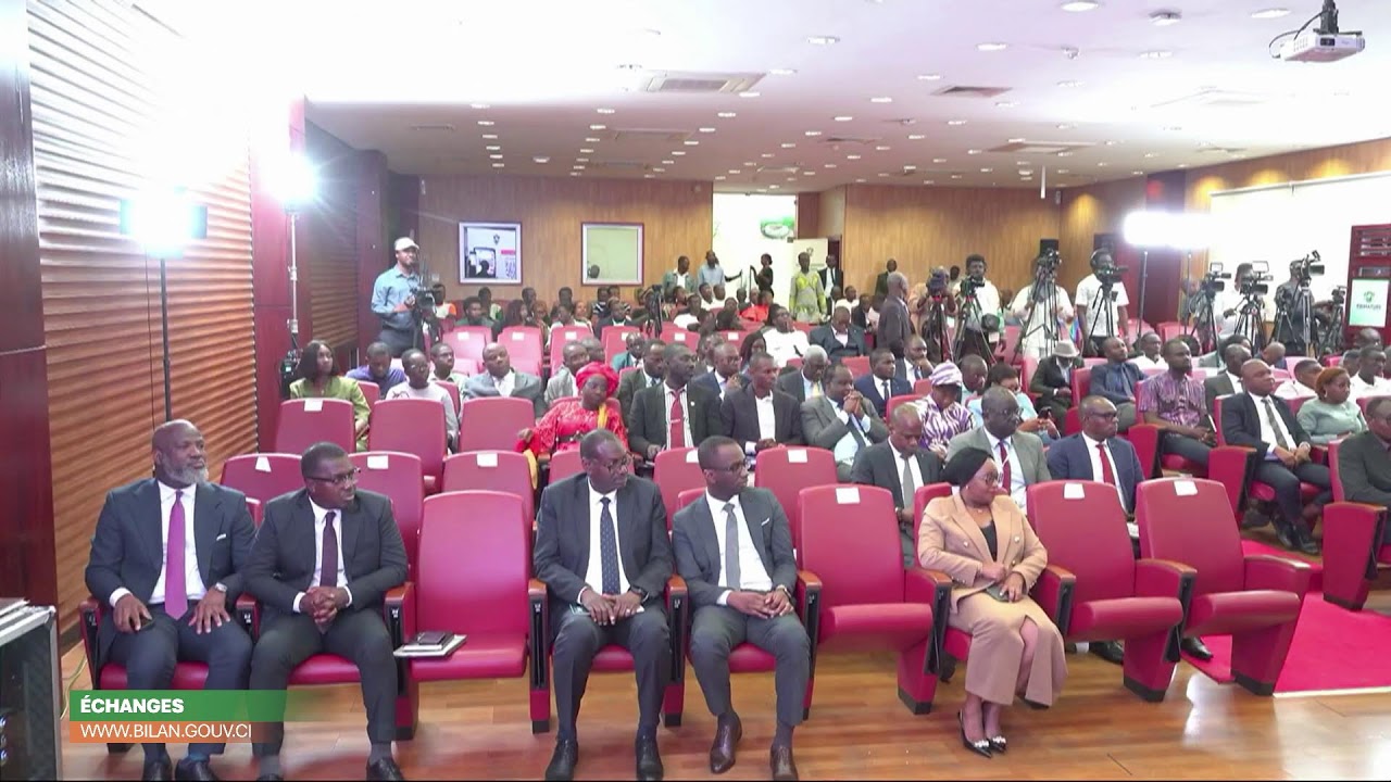Cérémonie de présentation du site internet www.bilan.gouv.ci