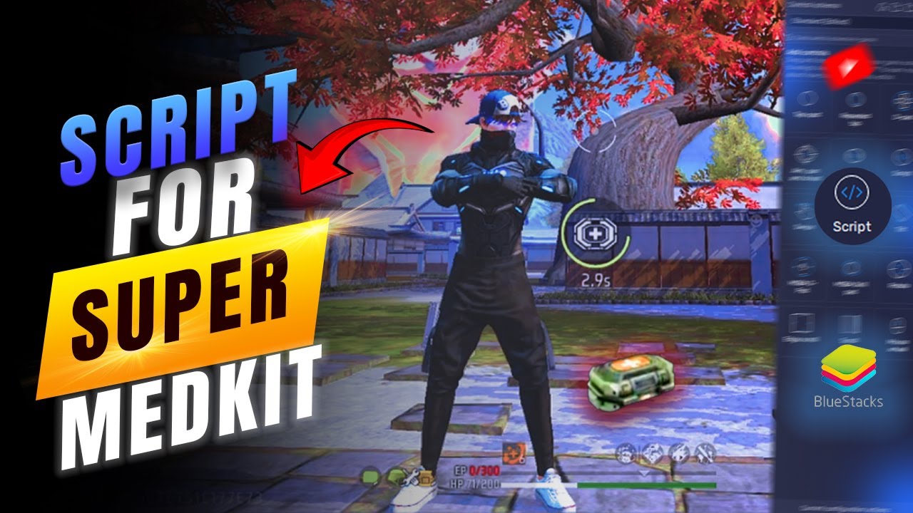 Free Fire Super Medkit Use Macro In BlueStacks 5 & MSI 5 on 1 click