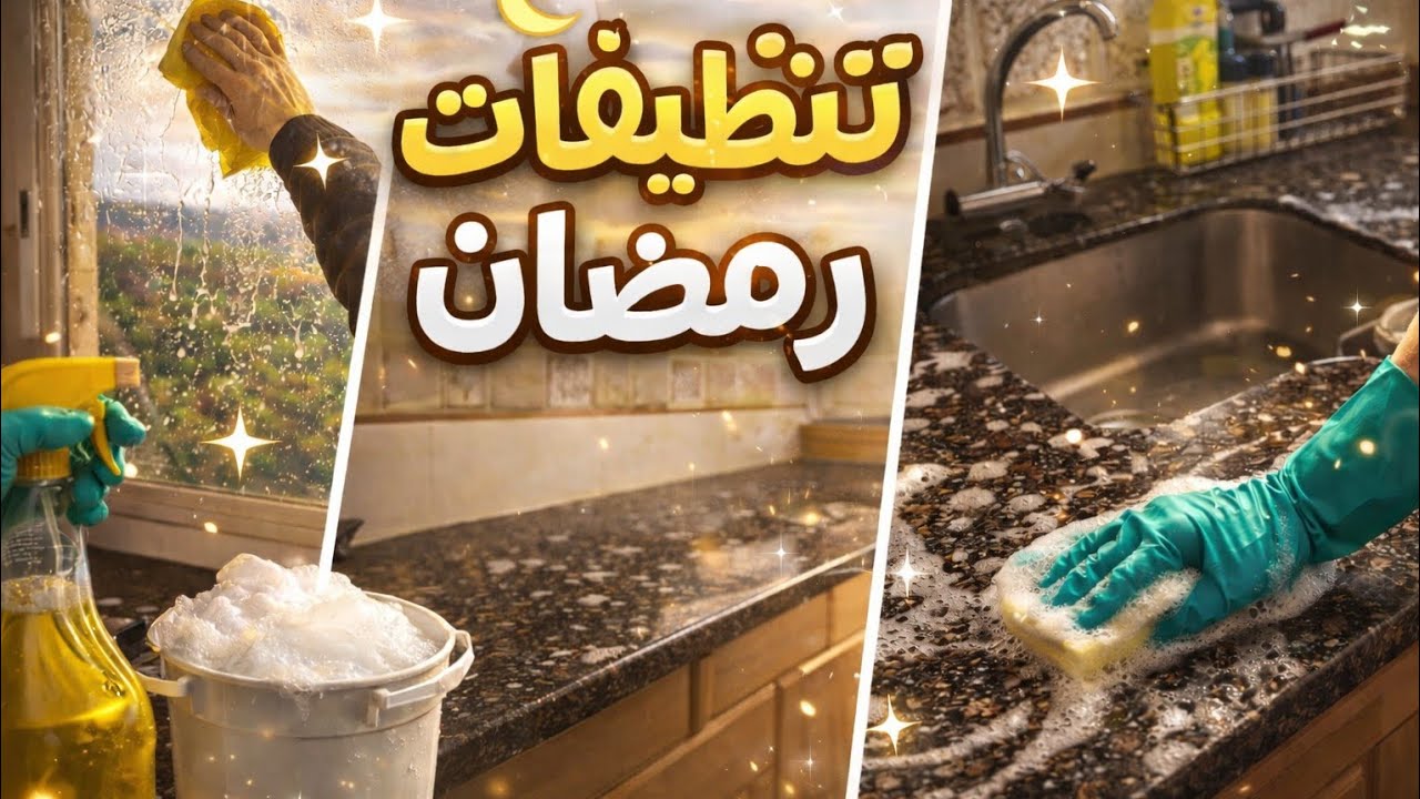 🔥 تنظيف عميق للمطبخ بدون تعب | روتين تنظيفات رمضان واقعي وفعّال 🧽✨