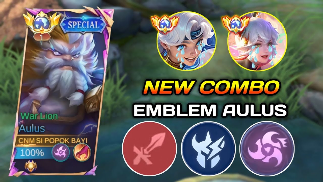 PAKAI EMBLEM INI AULUS JADI KUAT BANGET❗EMBLEM TERBARU AULUS | MOBILE LEGENDS