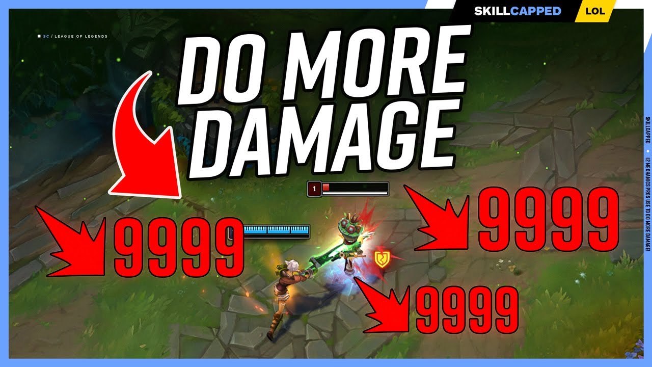 12 Mechanics PROS USE to DO MORE DAMAGE! - League of Legends