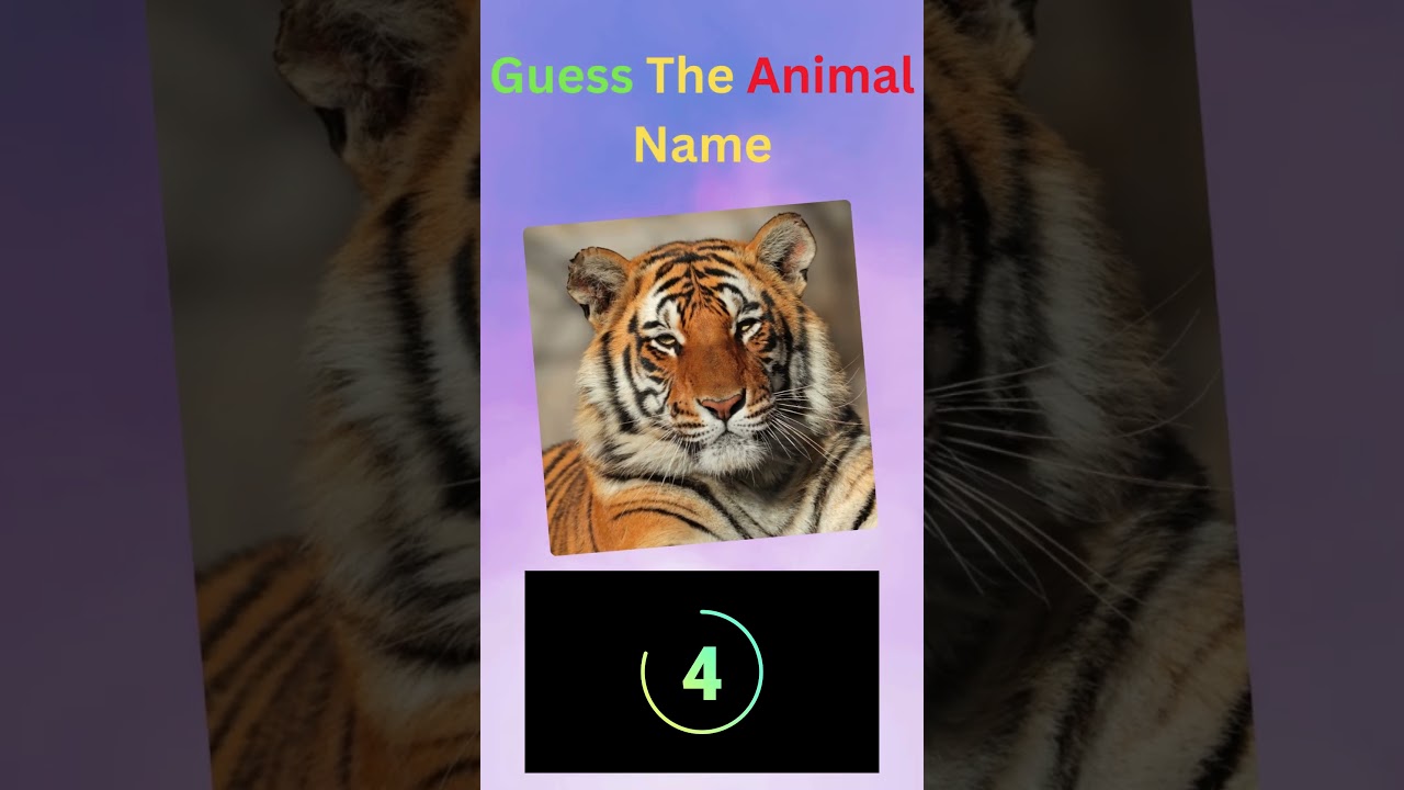 Guess the Species  Challenge | 🦊🔍 Animal Identification 