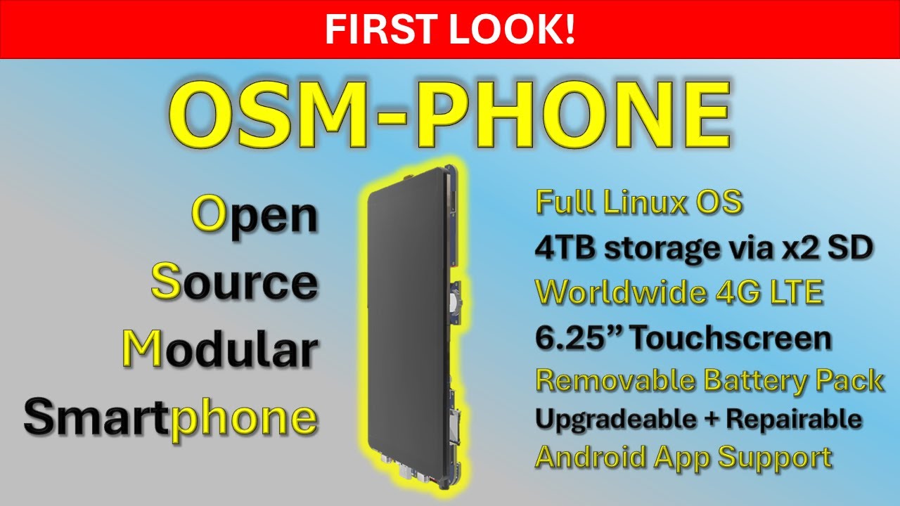 I'm Making an Open-Source Modular Smartphone | OSM-Phone | First Look