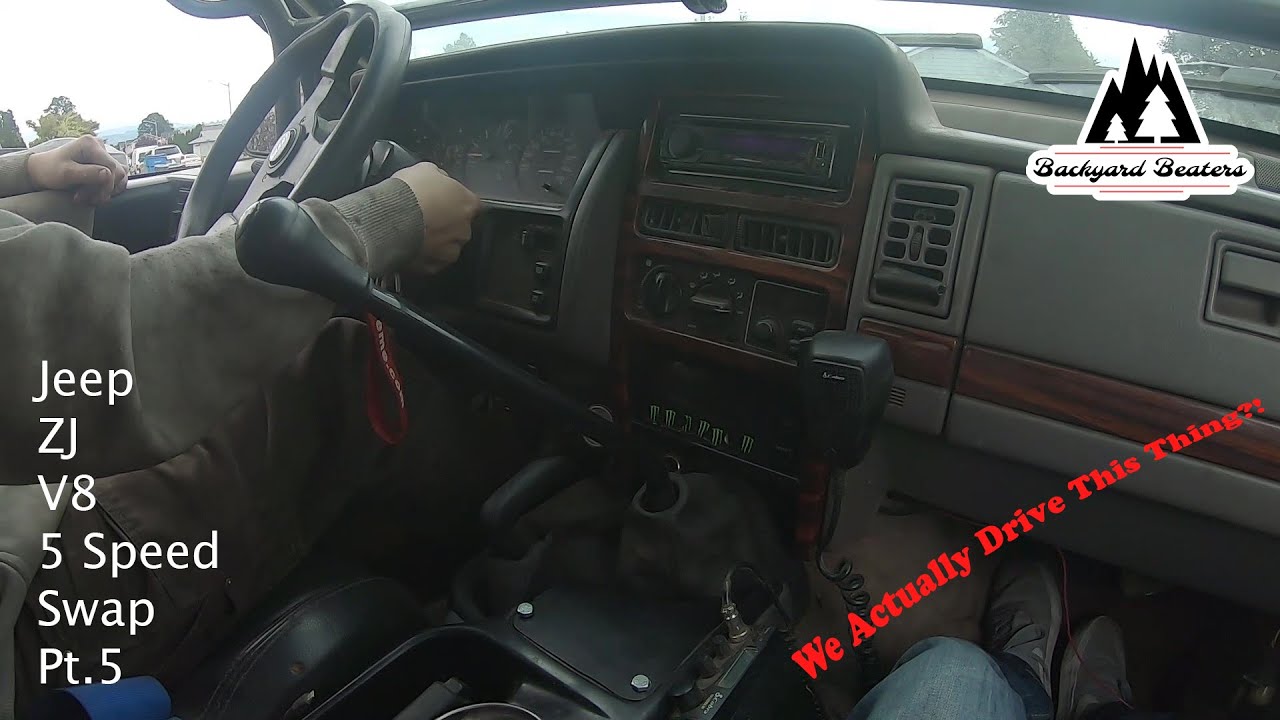 Финал замены двигателя на Jeep ZJ V8 с 5-ступенчатой ​​коробкой передач! — Он действительно ездит?!