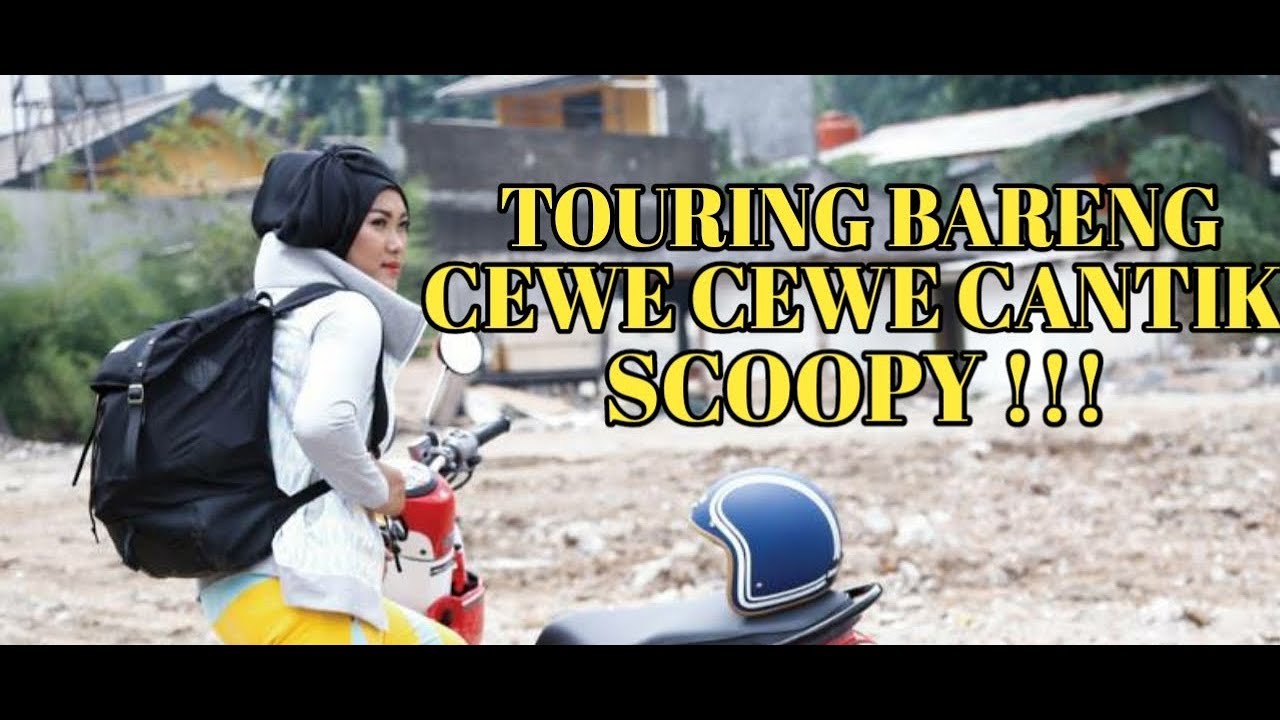 TOURING BARENG CEWE CEWE CANTIK MOTOR SCOOPY INDONESIA !!! YOGYAKARTA - SEMARANG