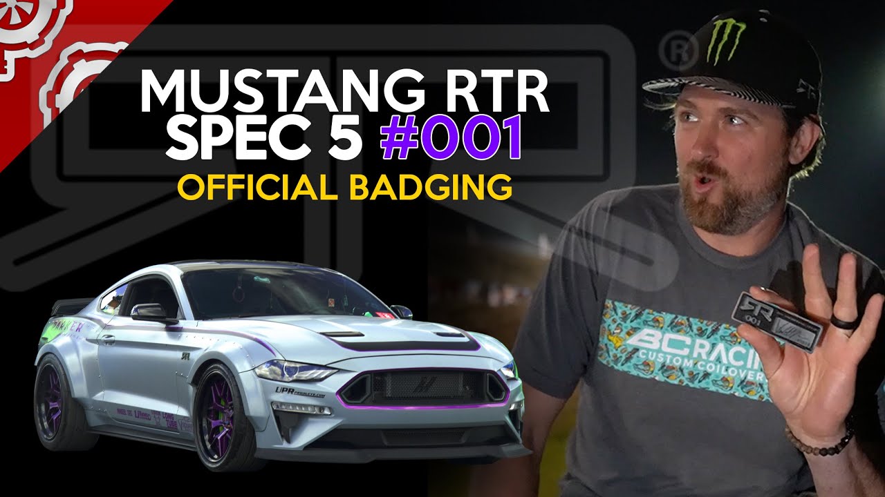 THE FIRST RTR SPEC 5/ 2018 MUSTANG RTR SPEC 5 #001 (Vaughn Gittin Jr)