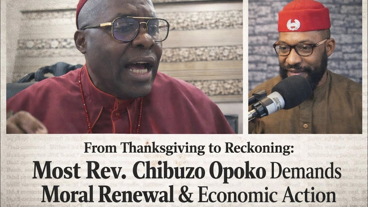 Most Reverend Dr. Chibuzo Raphael Opoko On Igbo World Day of Adoration and Thanksgiving