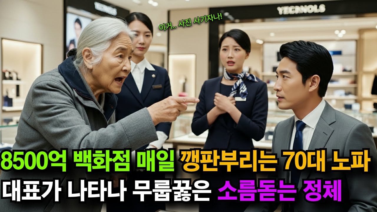 백화점 최악의 진상 할머니? 전 직원을 충격에 빠뜨린 소름 돋는 정체! #시니어사연 #오디오북 #사이다사연 #참교육