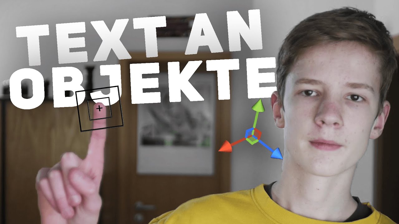 Text an Objekte hängen | Motion Tracking in After Effects // RichardFilmt