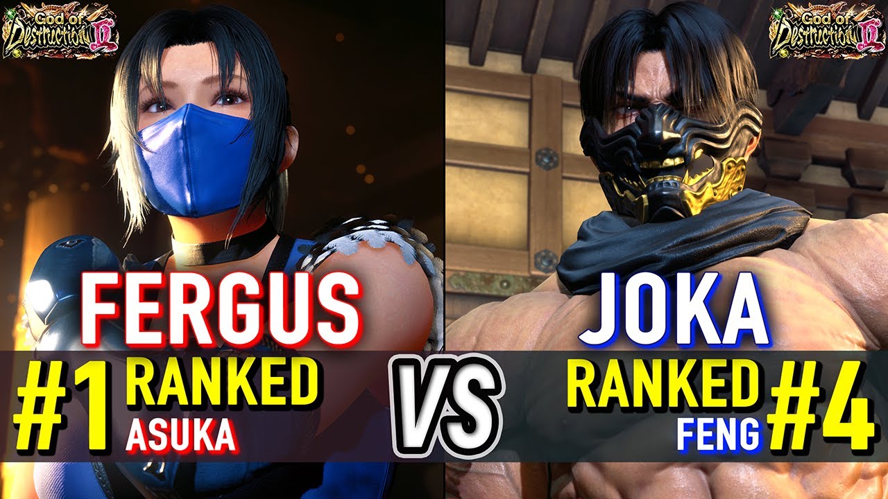T8 🔥 FERGUS (#1 Ranked Asuka) vs JOKA (#4 Ranked Feng) 🔥 Tekken 8 High Level Gameplay