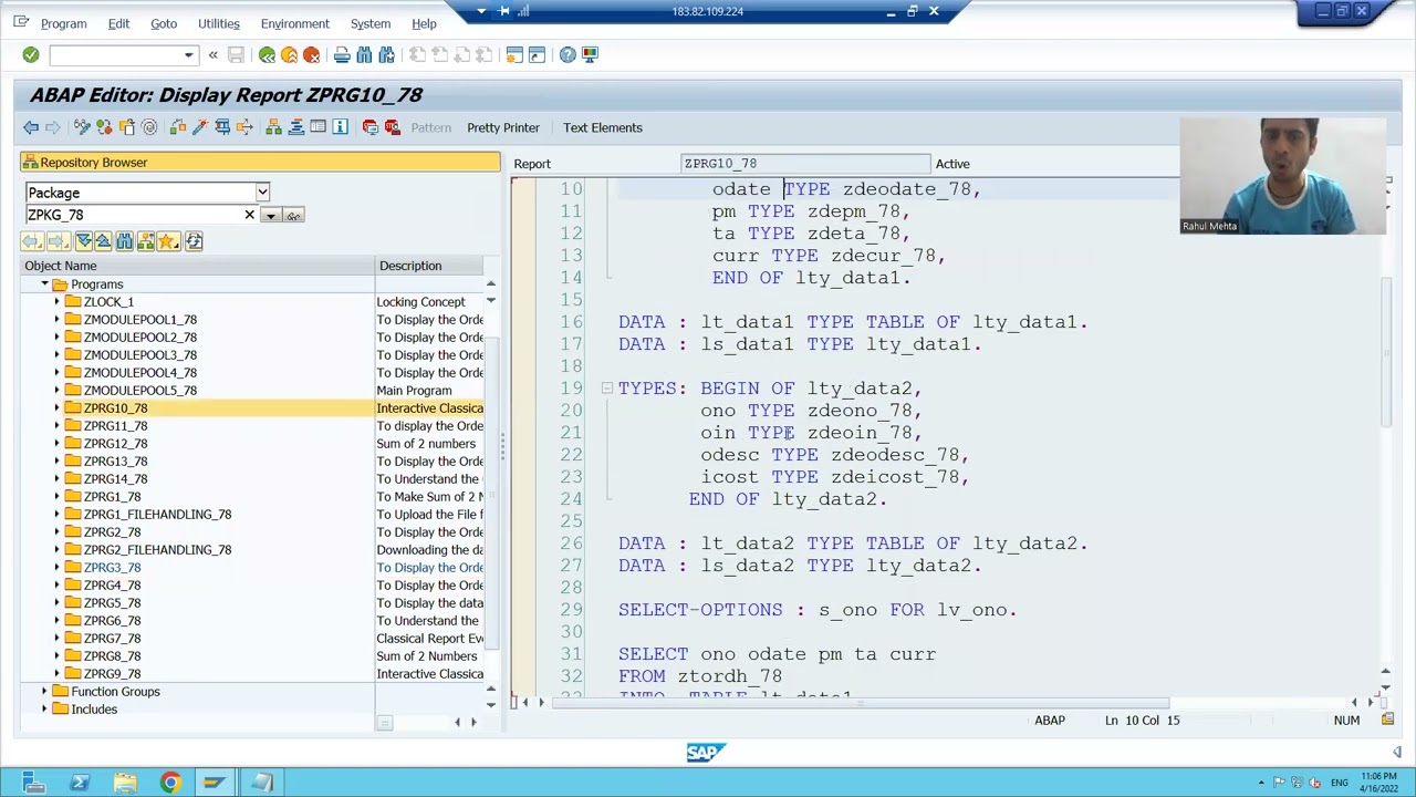 8 - Debugging - Features - Setting Breakpoint on Keywords, Function Module and Messages
