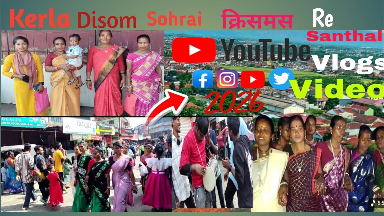 Kerala /Disom /Sohrai/ 2026/ Santhali/ Viral/ Video #monika murmu soren vlogs 