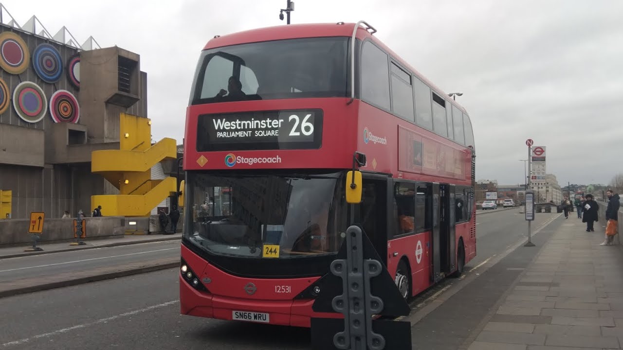 SLN - ADL E400H City - 12531e - SN66WRU - on Route 26 - Diverted at Waterloo Bridge - 15/03/2026