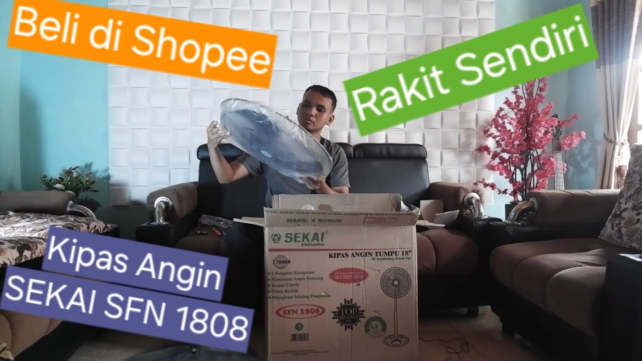 Coba Beli Online Kipas Angin SEKAI SFN 1808 + Rakit Sendiri