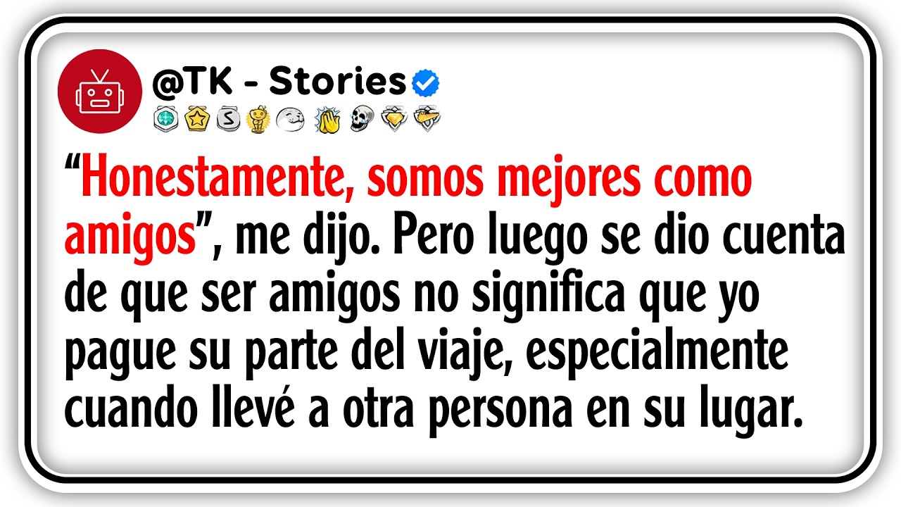 “Honestamente, somos mejores como amigos”, me dijo. Pero luego se dio cuenta de que ser amigos no...