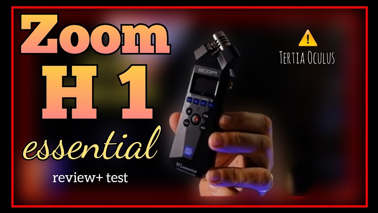 Zoom H1 essential 32 bit - review + test (ita) come va questo registratore di suoni?