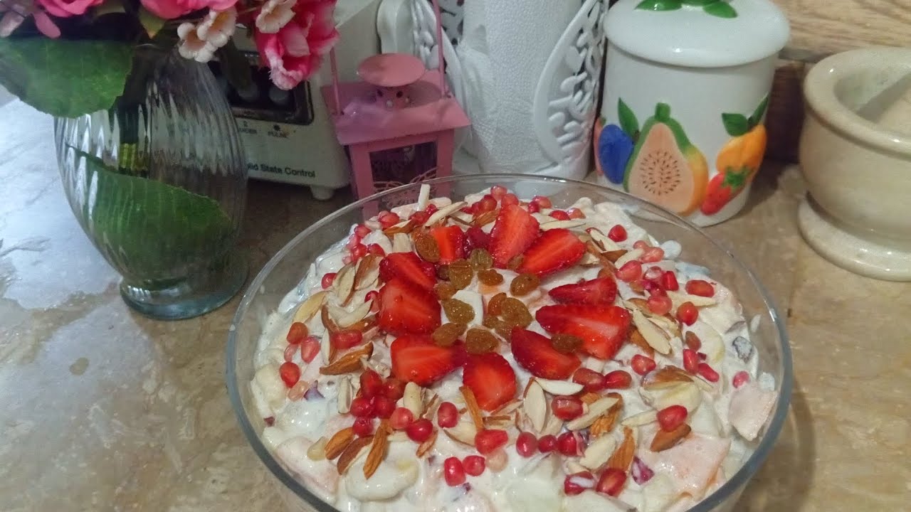 Creamy Fruit Chaat Recipe💕✨Ramadan series Subscribe❤️Easy& Quick|#iftarrecipe#foodfusion#creamchaat 