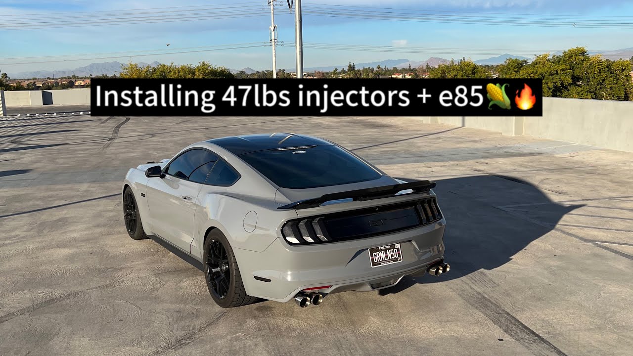 Installing injectors on 15-17 Mustang Gt ***Going e85***