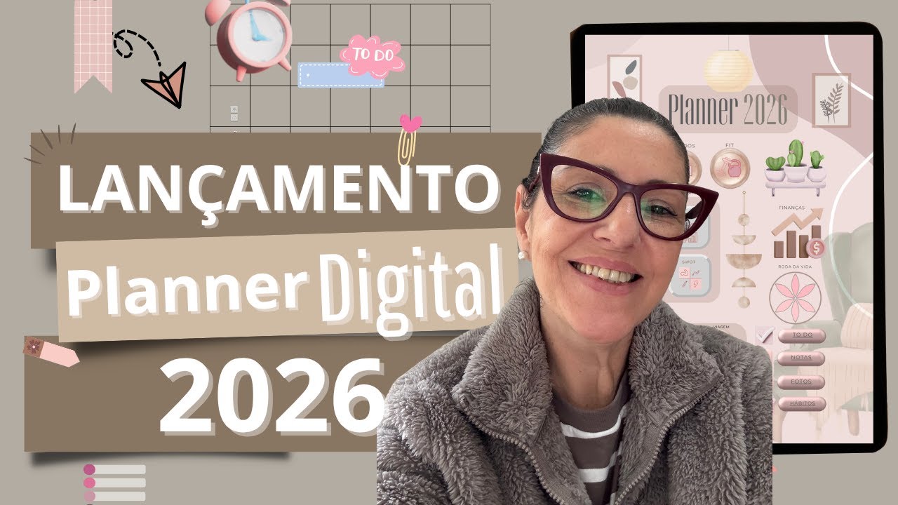 Planner Digital 2026 – Seu Ano Mais Produtivo Começa Aqui!
