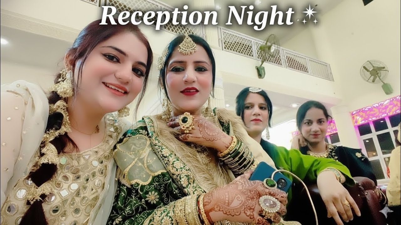 👉 Reception Night Vlog | Wedding Celebration & Family Fun 💕