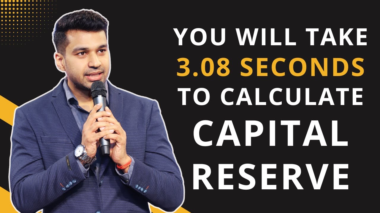 Short cut trick to calculate capital reserve | CA Parag Gupta