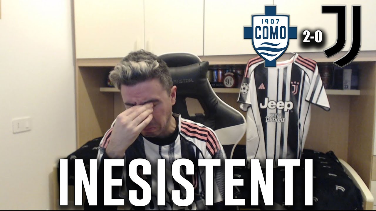 NIENTE. NON C'&Egrave; PI&Ugrave; NIENTE. NON SI SALVA NESSUNO. Como Juventus 2-0