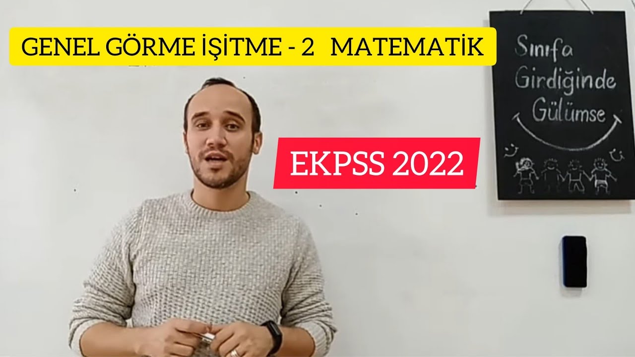 EKPSS 2022 - Genel Görme İşitme-2 / Ortaöğretim Matematik 15 Soru ve Ayrıntılı Çözümleri