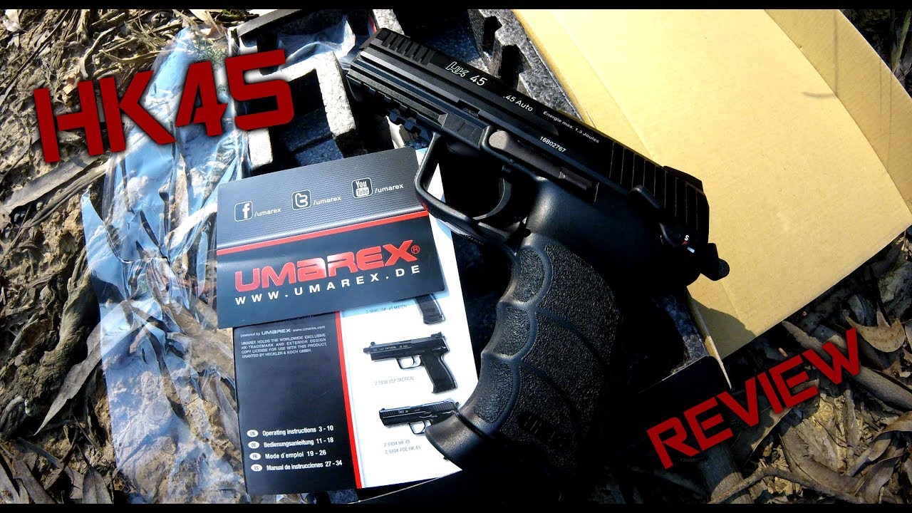 Review Heckler & Koch HK45 KWA Umarex Airsoft - Ukraniano Airsoft