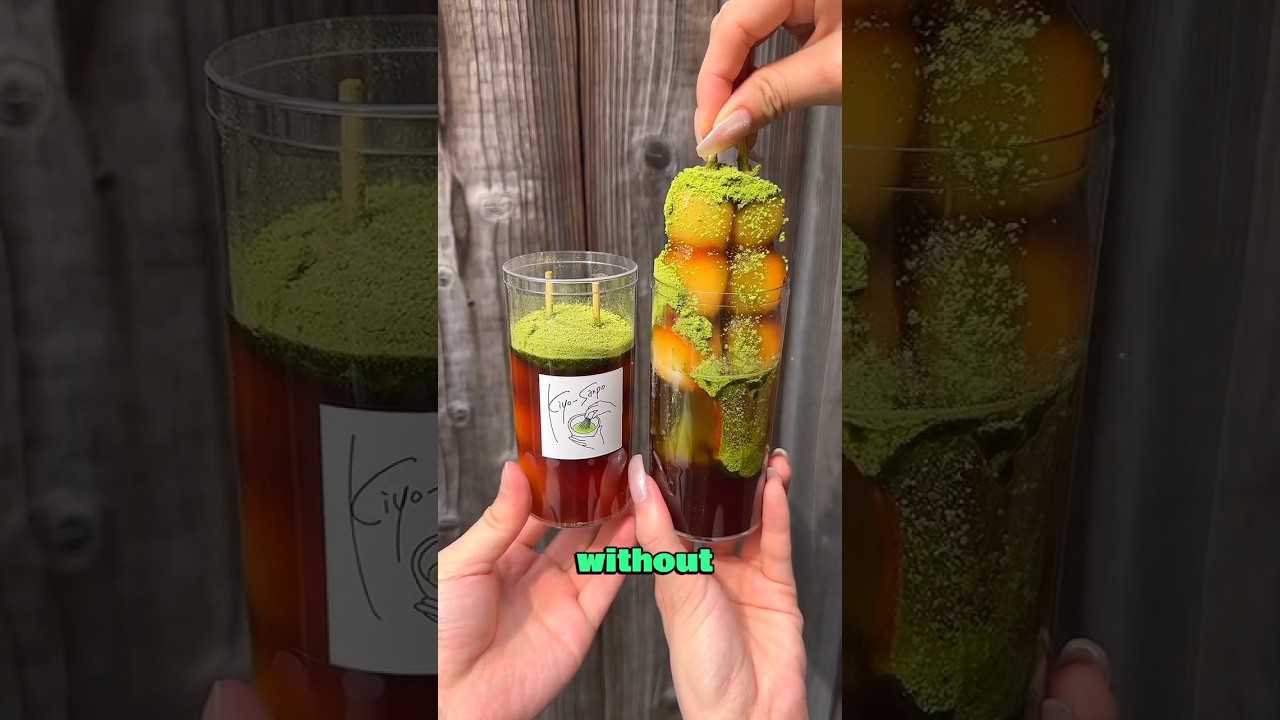Mitarashi Dango Next Level Up!!! #japanesefood #shorts #food