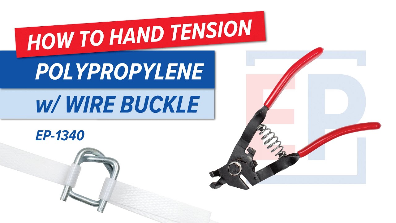 How To Use Poly Buckle Tensioner