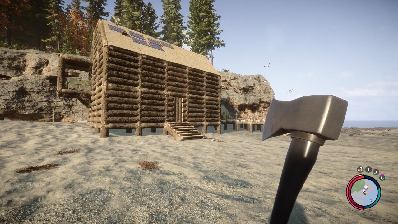 Продължаваме строежа на къщата в гората