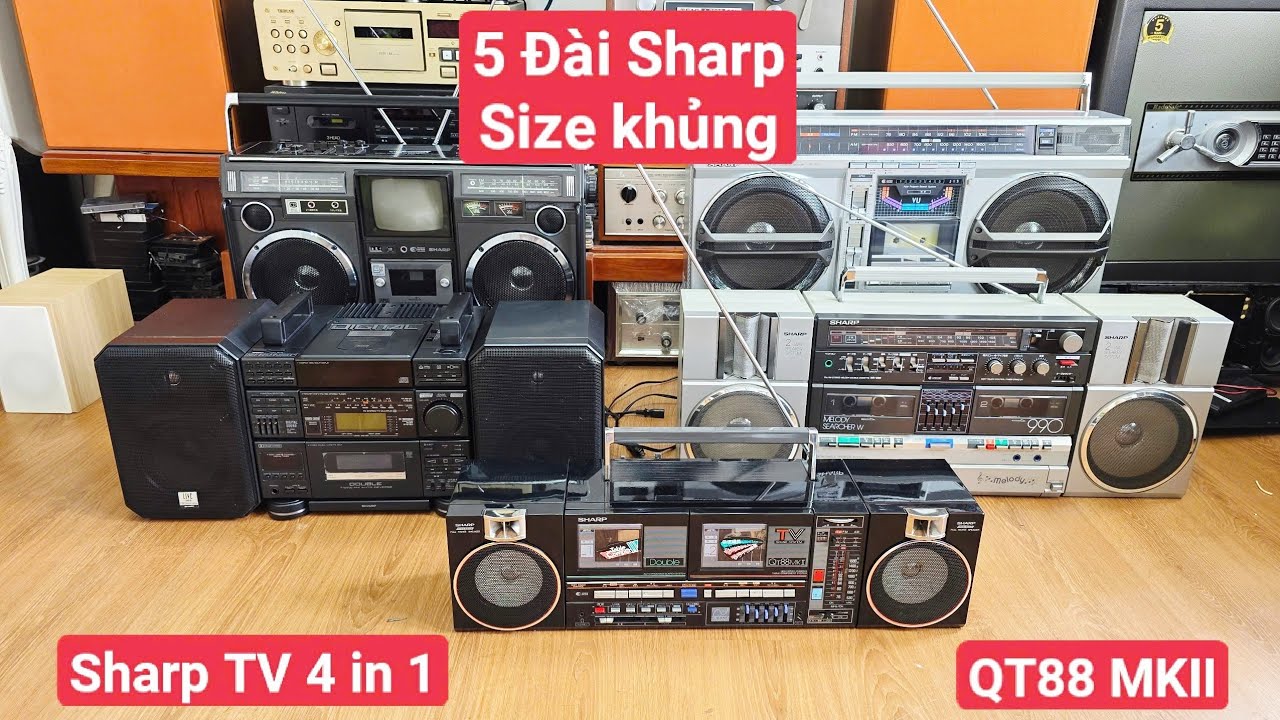 Lên sóng 5 đài Sharp size khủng, X16 , GF 535, QT88 Mk2 , Sharp TV 4 in 1 lh0967874679 