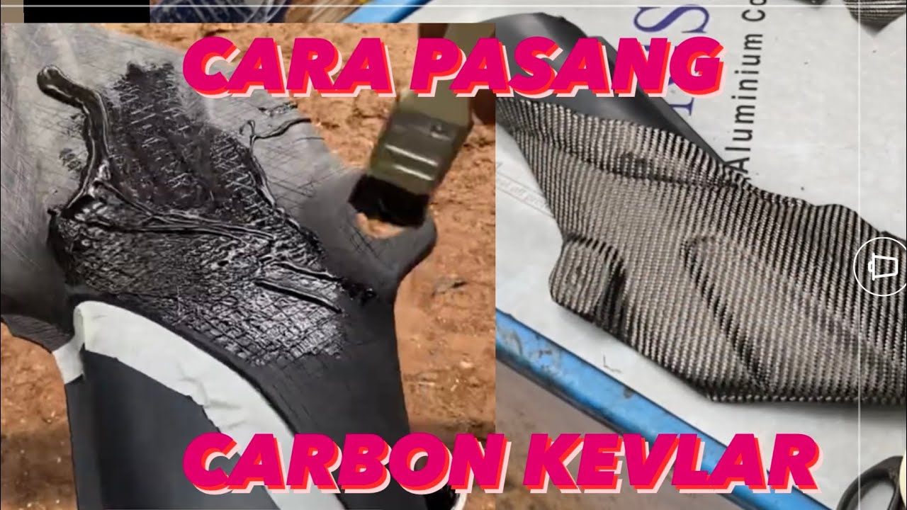 Gelcoat andalan..‼️cara pasang serat carbon kevlar lengkap…tutorial carbon kevlar