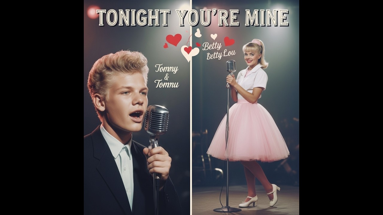Tonight You're Mine - Tommy Andrews & Betty Lou (1956s Doo-Wop Duet) | Vintage Romance