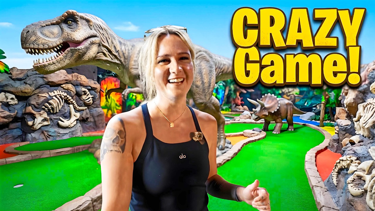 This Mega Mini Golf Match Was WILD!