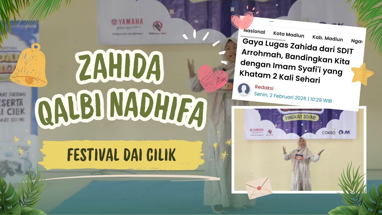 ZAHIDA QALBI NADHIFA | FESTIVAL DAI CILIK