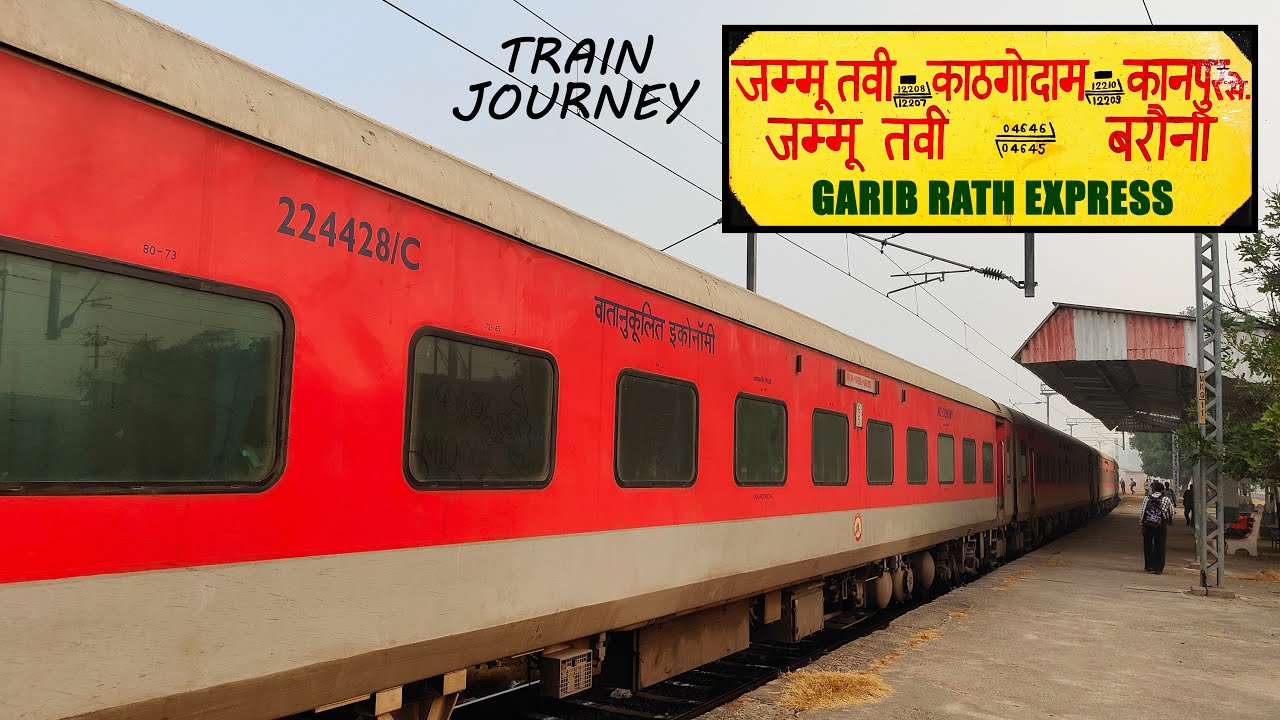 KANPUR To LUCKNOW | A Short Journey During The Morning Hours Onboard Kathgodam Garib Rath Express