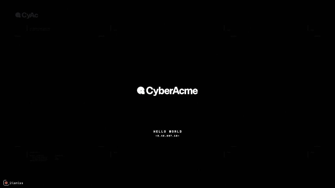 Marathon- CyberAcme Intro