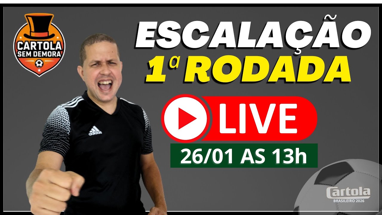 RODADA 01 - VOLTAMOS, LIVE DICAS - 1º ESBOÇO