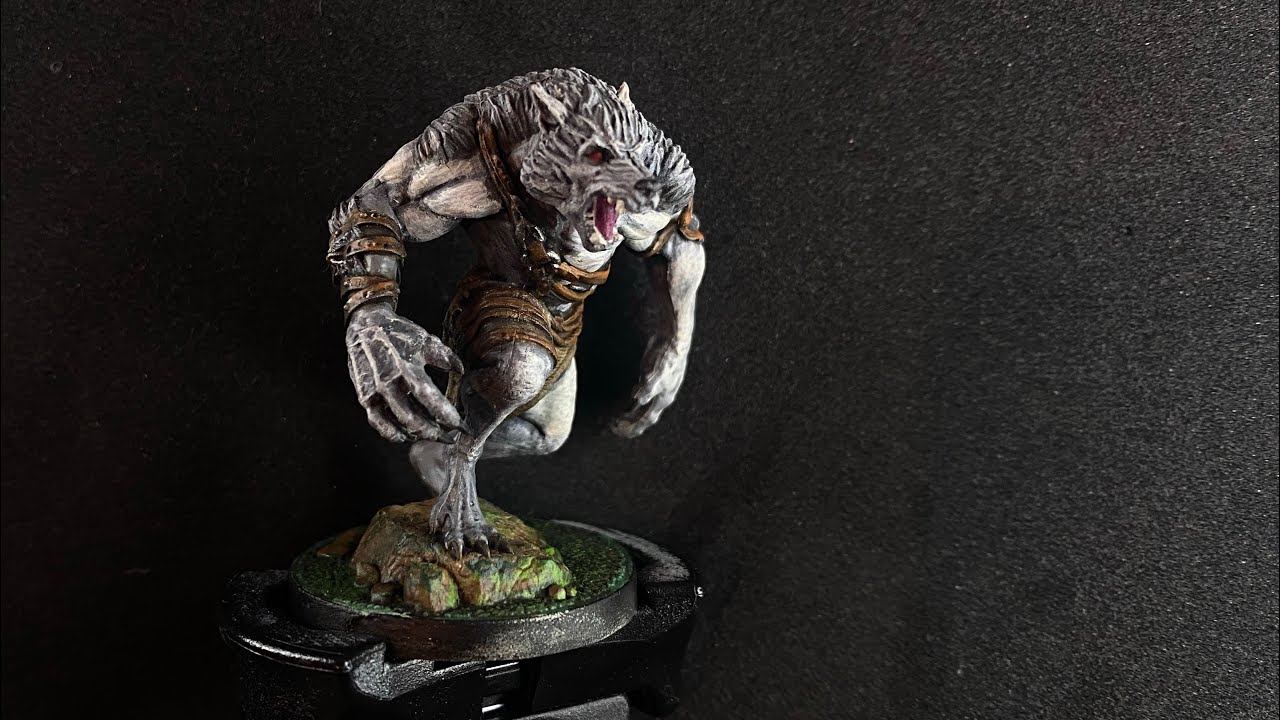 Painting a Werewolf from The Witcher Old World