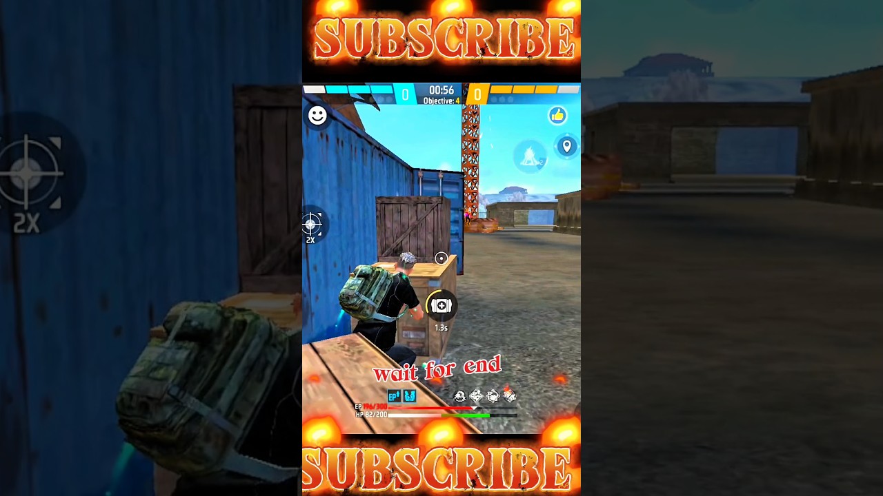 One tap headshot 🔥 in free fire 