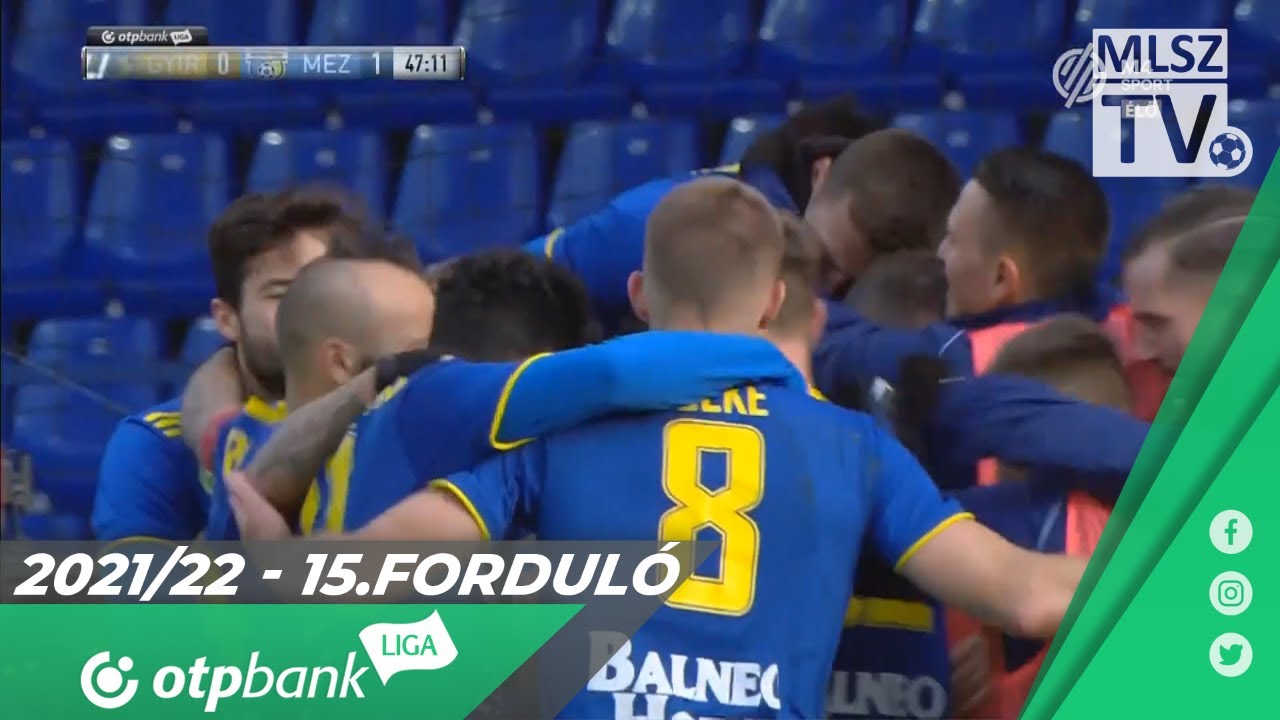 Gyirmót FC Győr – Mezőkövesd Zsóry FC | 0-1 | (0-0) | OTP Bank Liga | 15. forduló | MLSZTV