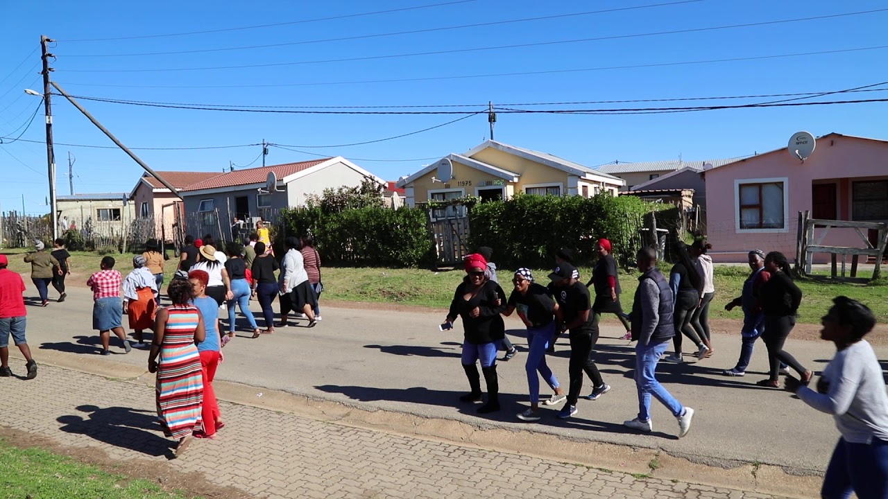 Kwanokuthula youth march against GBV - 6 Sept. 2019