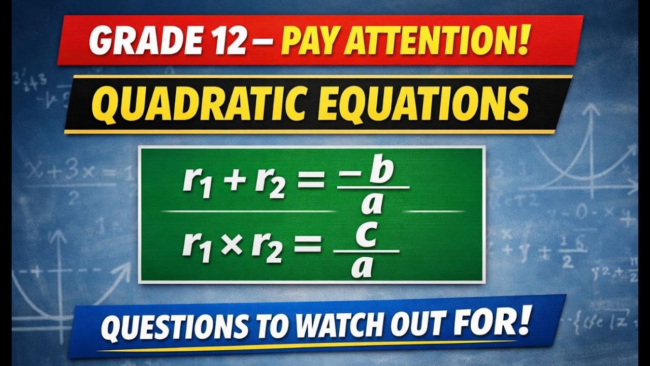 Grade 12 Entrance exam related questions