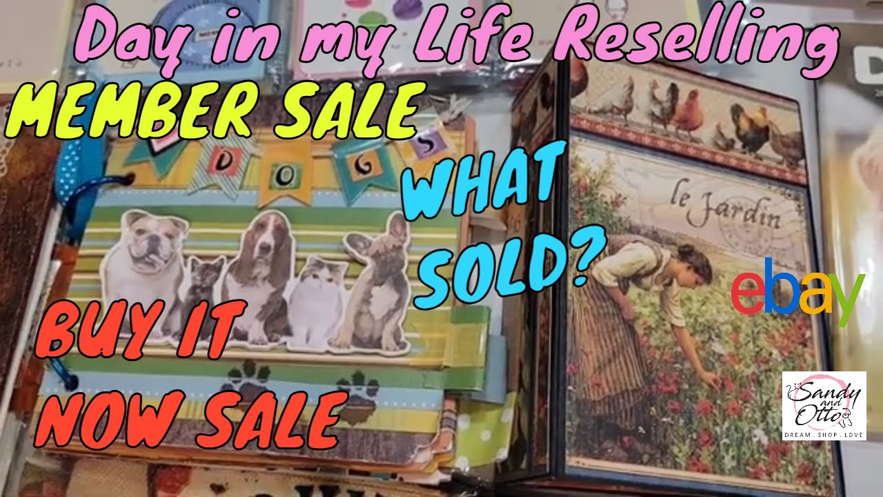 Members Only Sale-What I Brought | Buy It Now SALE | What Sold Vlog | Full-Time Reseller #thrifting