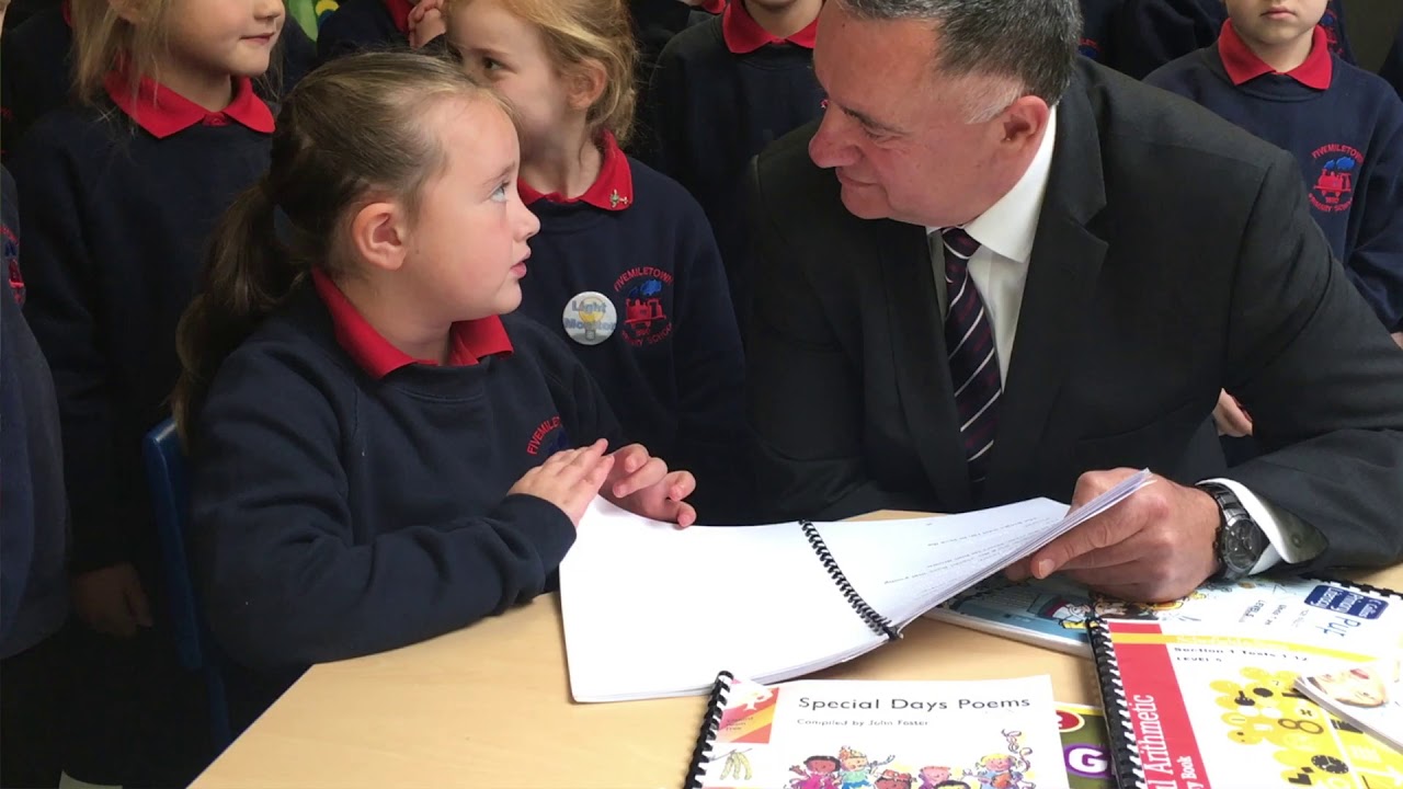 Maghaberry Prison Braille Unit helping Fivemiletown Primary School