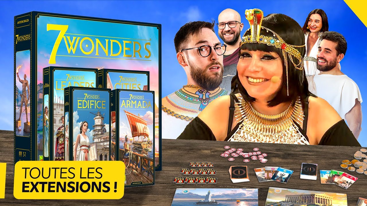 7 Wonders avec toutes ses extensions ! | Les Joueurs Du Dimanche #collaborationcommerciale