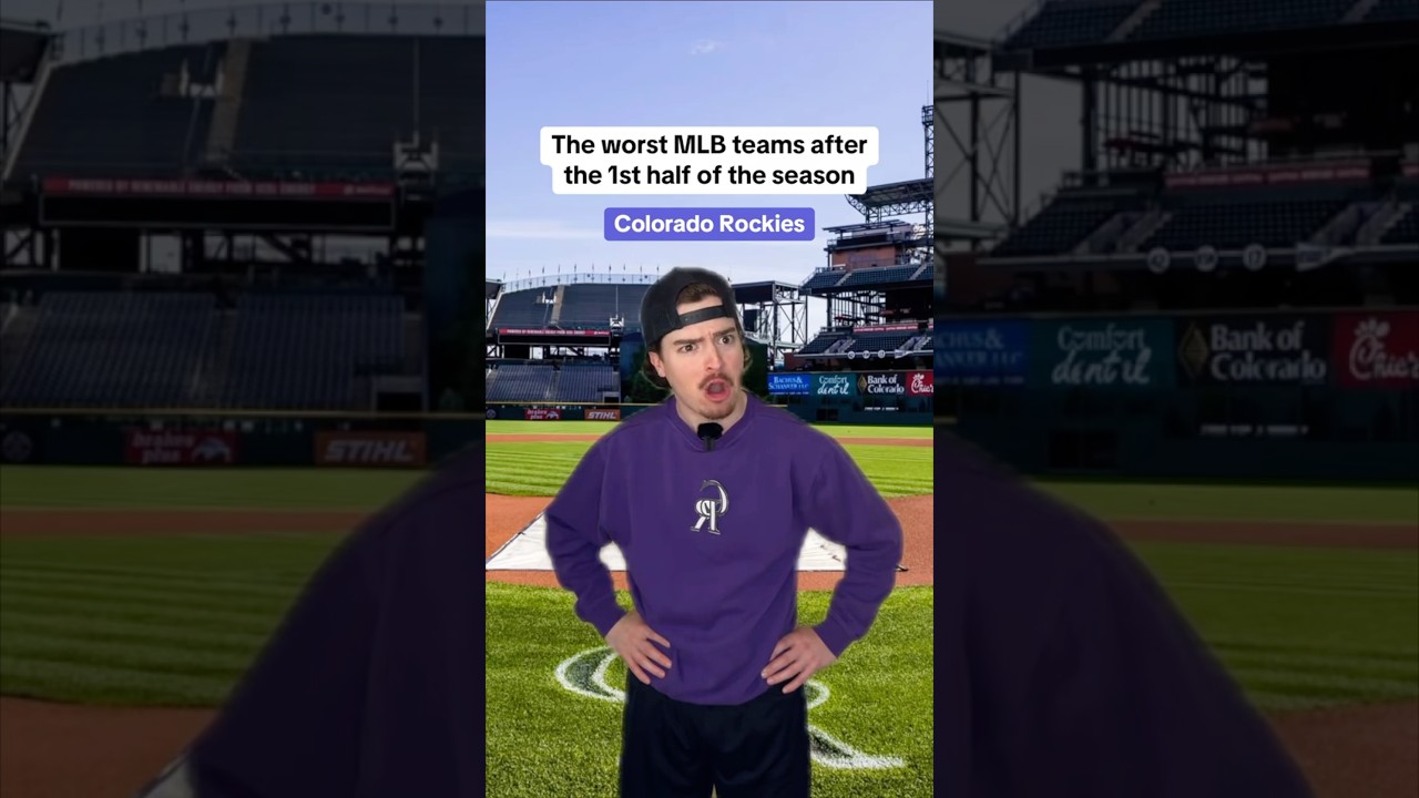 The worst MLB teams after the 1st half of the season🥶⚾️