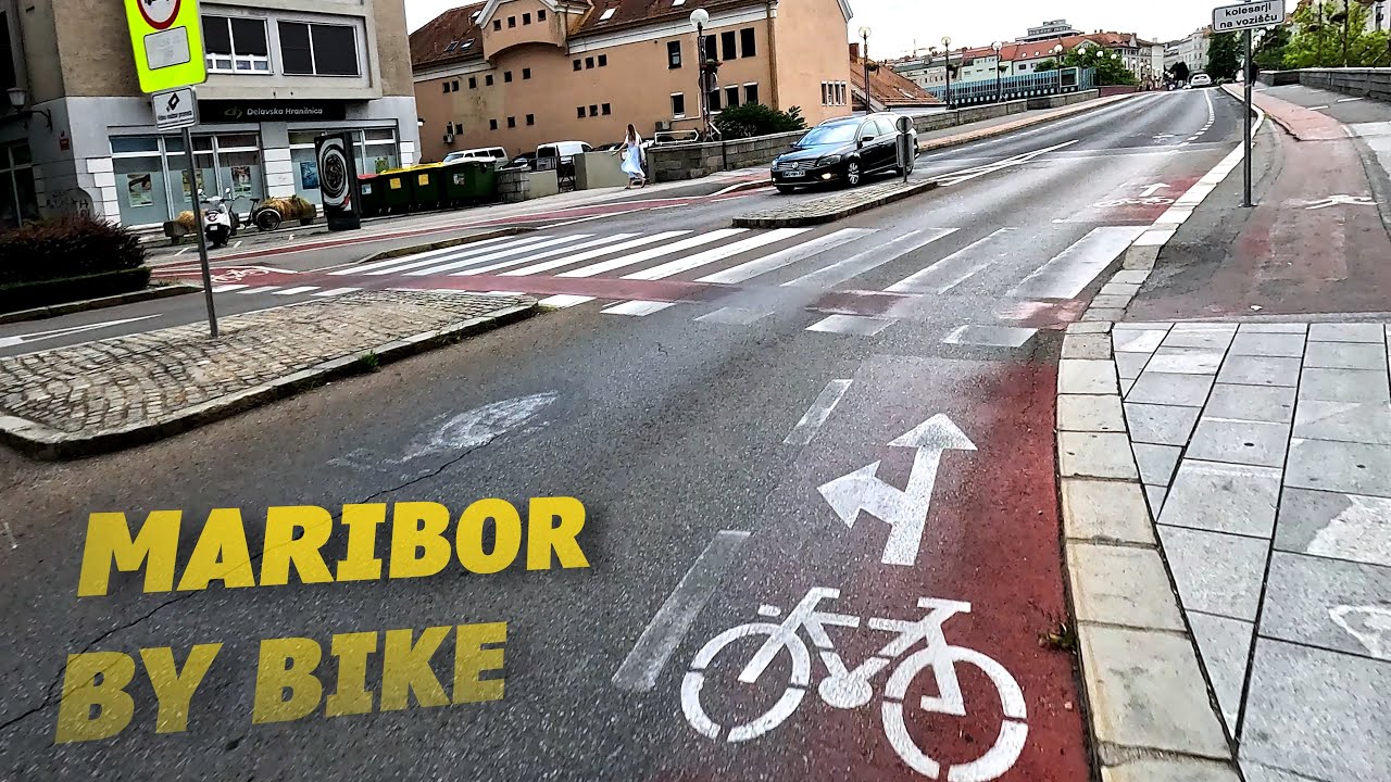 Cycling through the streets of Maribor, Slovenia 🇸🇮 | POV | 4K City Tour | No Commentary