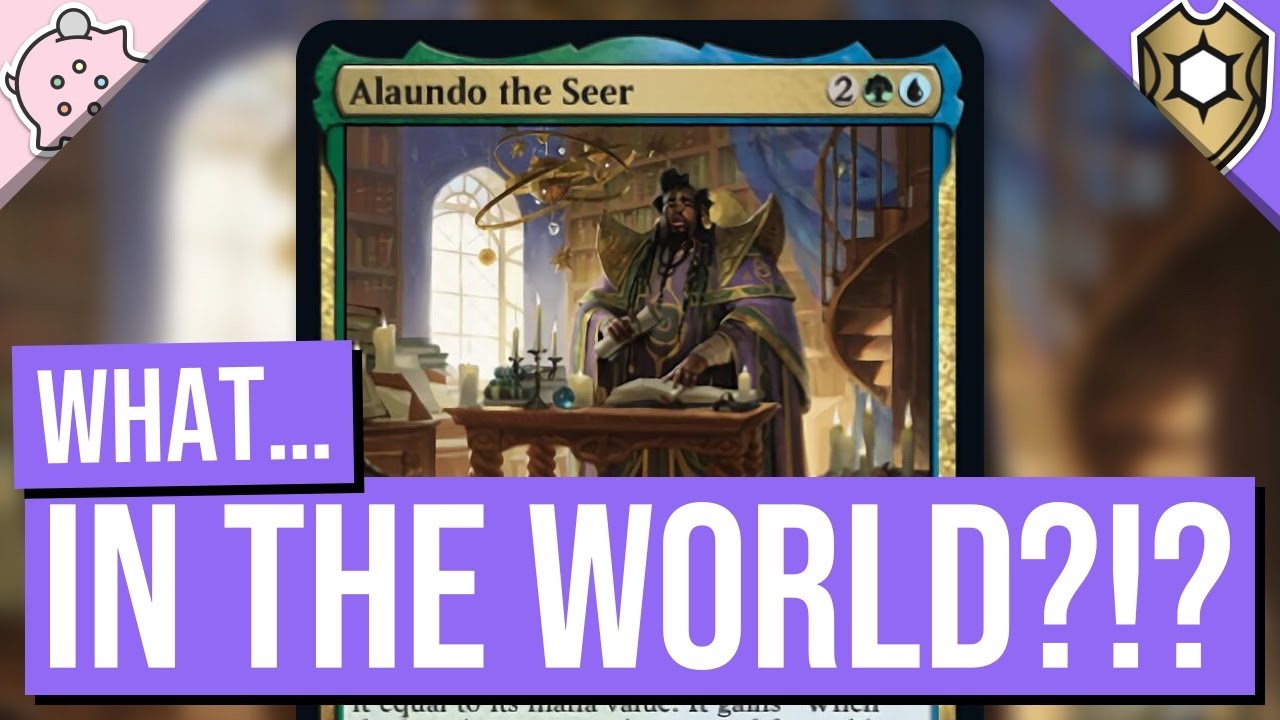 What in the World?!? | Alaundo the Seer | Commander Legends Baldur's Gate Spoiler | MTG